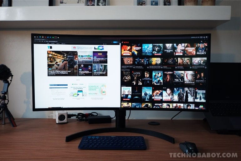 LG 34WL85C-B Curved UltraWide 4K 