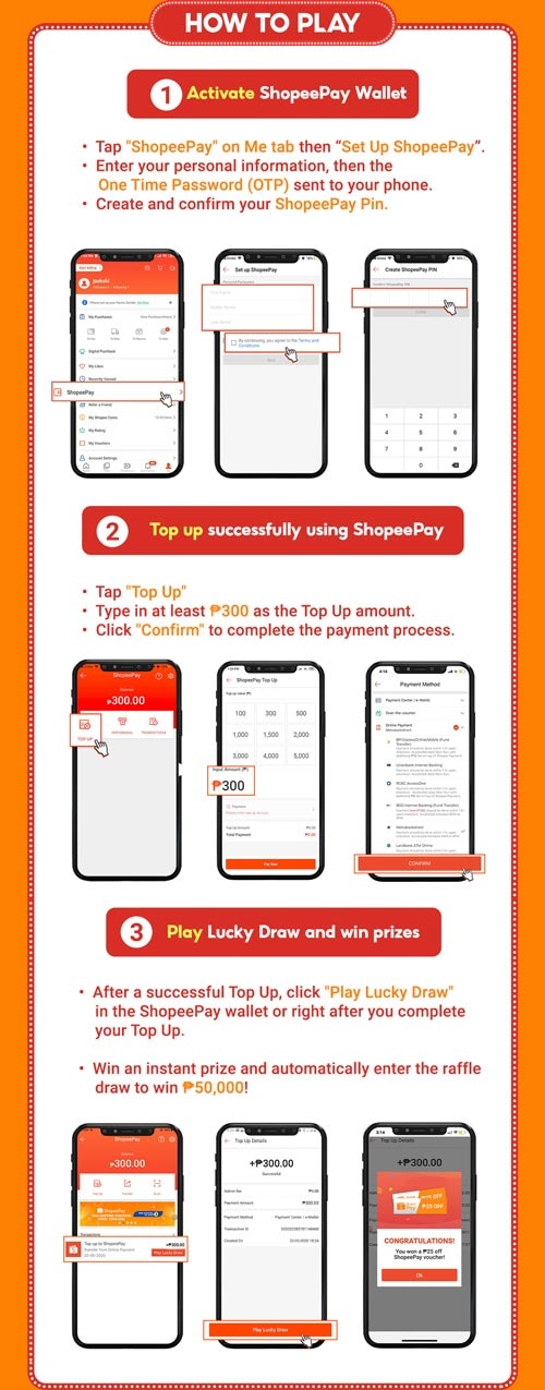 Get The Chance To Win P50 000 With Shopeepay Lucky Draw This Payday Sale Technobaboy Com