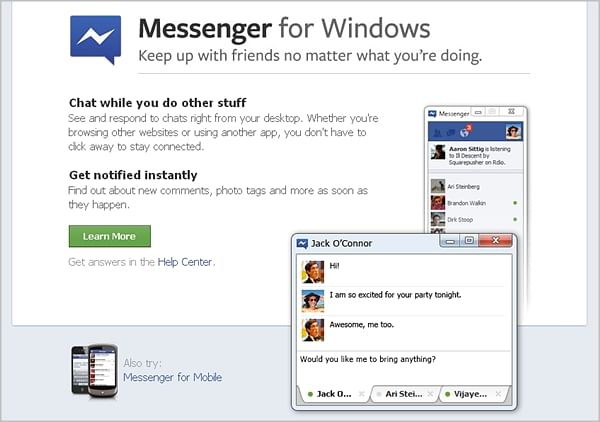 www facebook messenger free download for mobile com