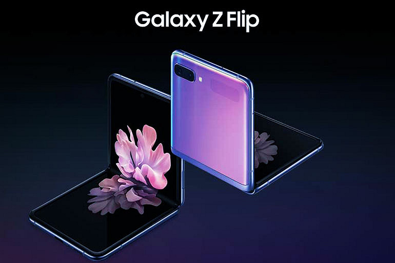 Samsung Galaxy Z Flip folding smartphone announced 
