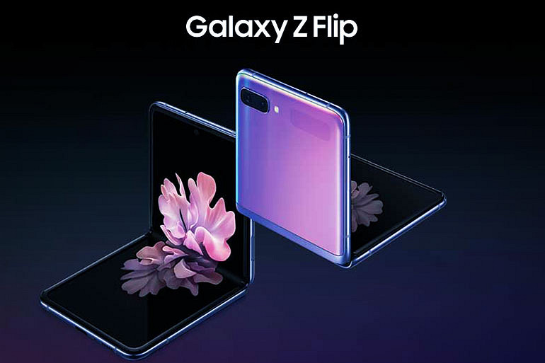 Samsung Galaxy Z Flip folding smartphone announced Samsung Galaxy Z Flip folding smartphone announced